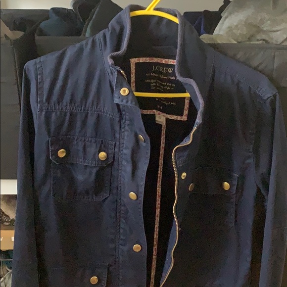 JCrew Field Jacket Navy XS - Picture 3 of 4